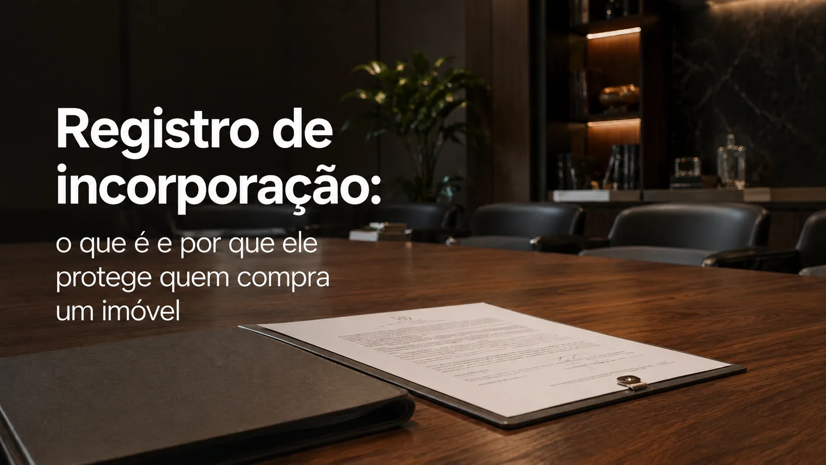 Registro de incorporação: o que é e por que ele protege quem compra um imóvel