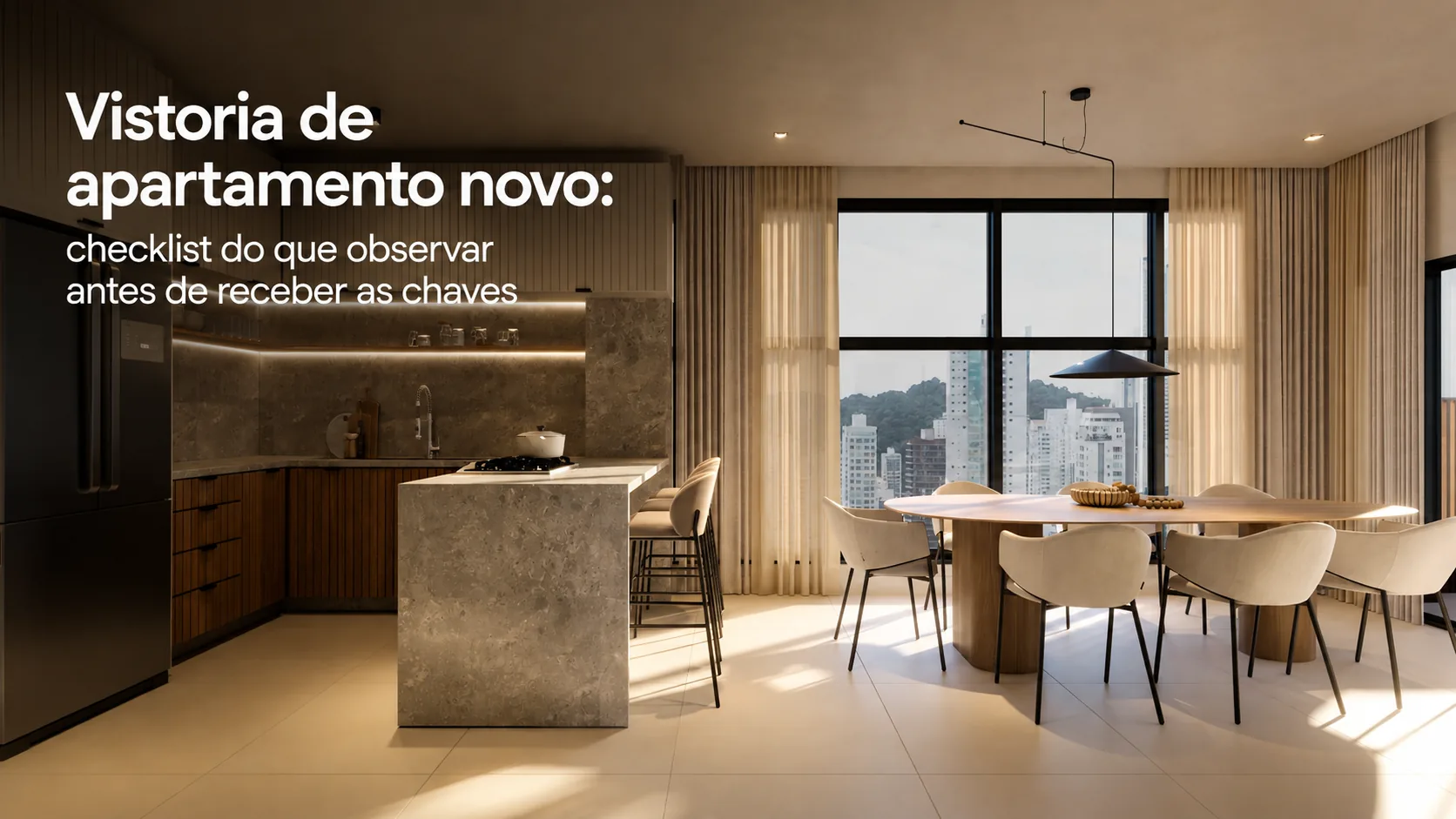 Vistoria de apartamento novo: checklist do que observar antes de receber as chaves